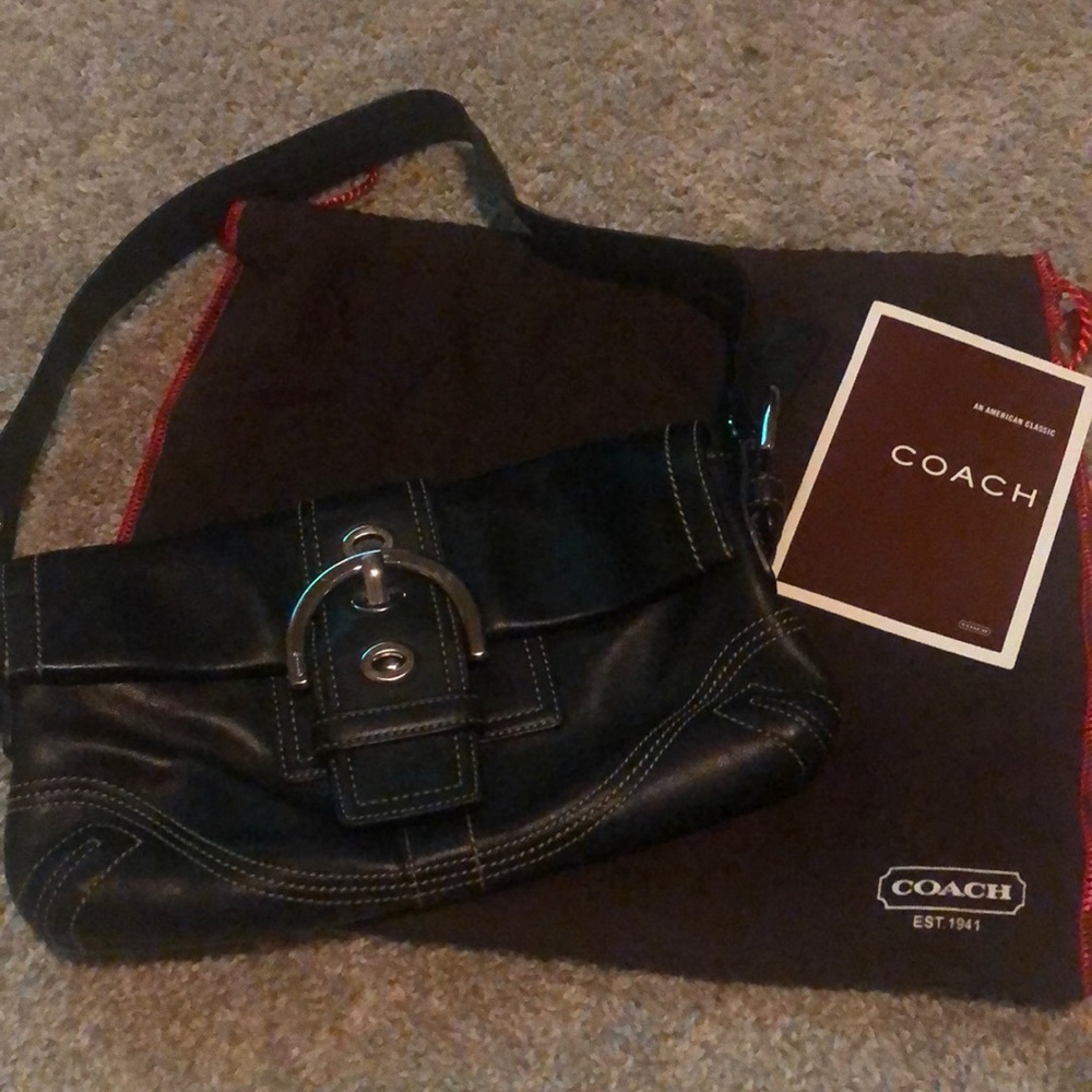 Black Coach purse (small)